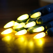 Load image into Gallery viewer, 10 Pack 11 inch Dark Blue Flameless Taper Candles with 2 Remote Controls